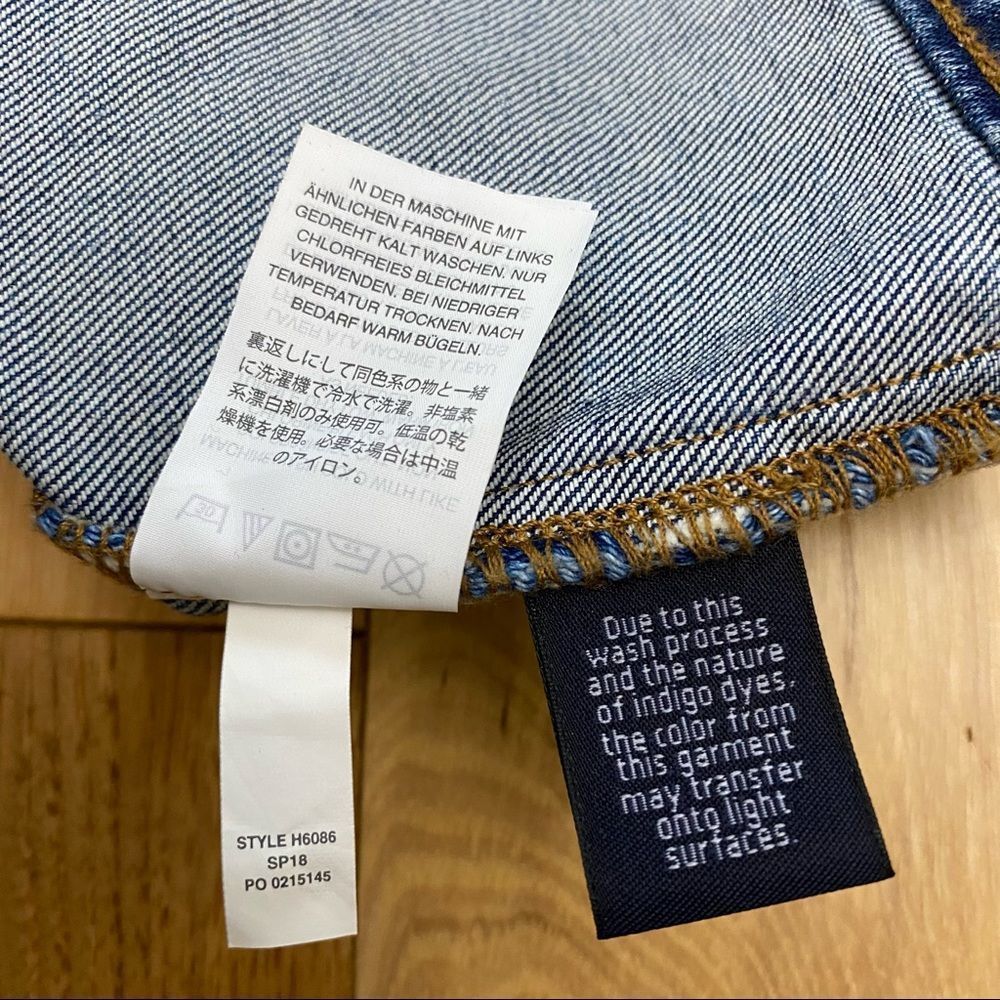 Madewell Stretch Denim Straight Mini Skirt: Pieced Edition - Picture 10 of 10